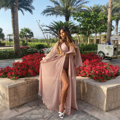 Nude Dreamy 2 Piece Dress Set